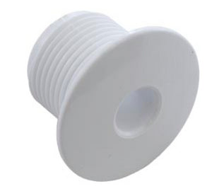 Ozone Cluster Wall Fitting 1 Inch Threaded White