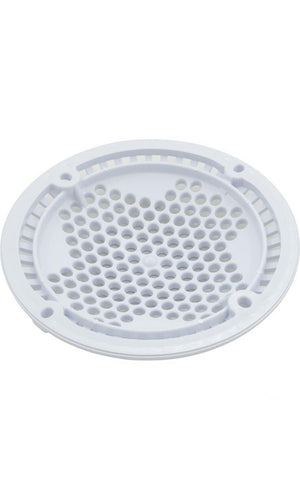 JACUZZI MAIN DRAIN COVER W/SCREWS, WHITE