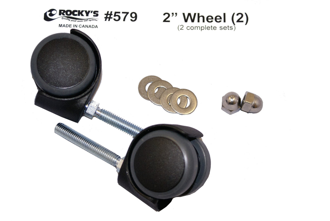579 - Two 2 Inch Wheels